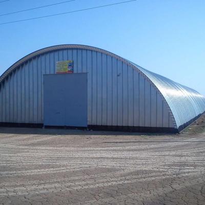 бескаркасные ангары