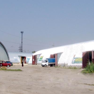 бескаркасные ангары