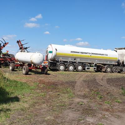 Внесение безводного аммиака