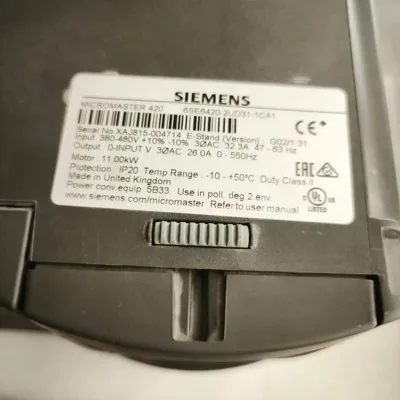 Частотники Siemens micromaster 420 на 3 и 11 Квт