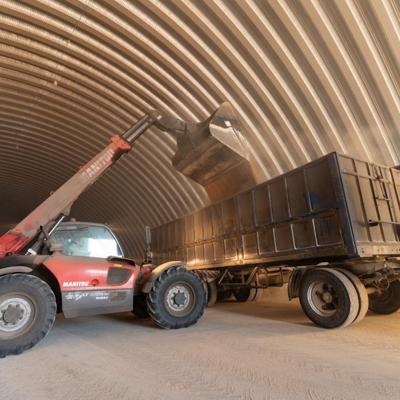 бескаркасные ангары