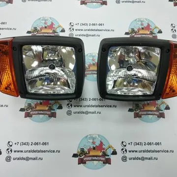 Фара основного освещения UDS-010 (JCB, Case, John Deere, Komatsu) Заднее крепление