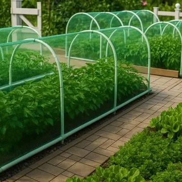 Сетка от птиц 2х10м зеленая, ячейка 7х7мм
