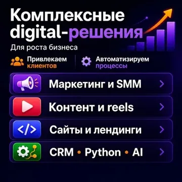Маркетинговое агентство - SMM, reels