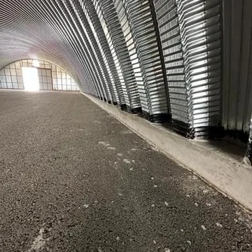 бескаркасные ангары
