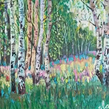 Картины написаны маслом.