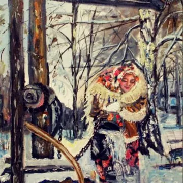 Картины написаны маслом.