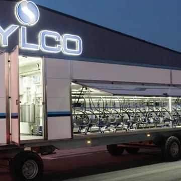 Доильный зал для коз овец мобильного типа Sylco Hellas