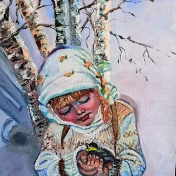 Картины написаны маслом.