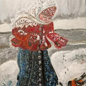 Картины написаны маслом.