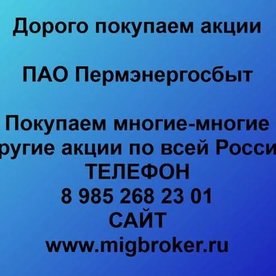 Купим акции «Пермэнер...