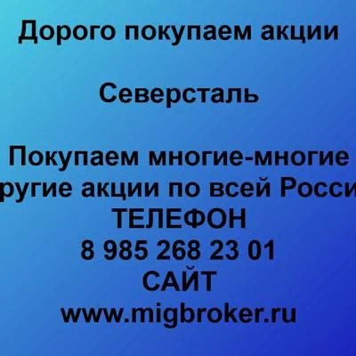 Купим акции «Северста...
